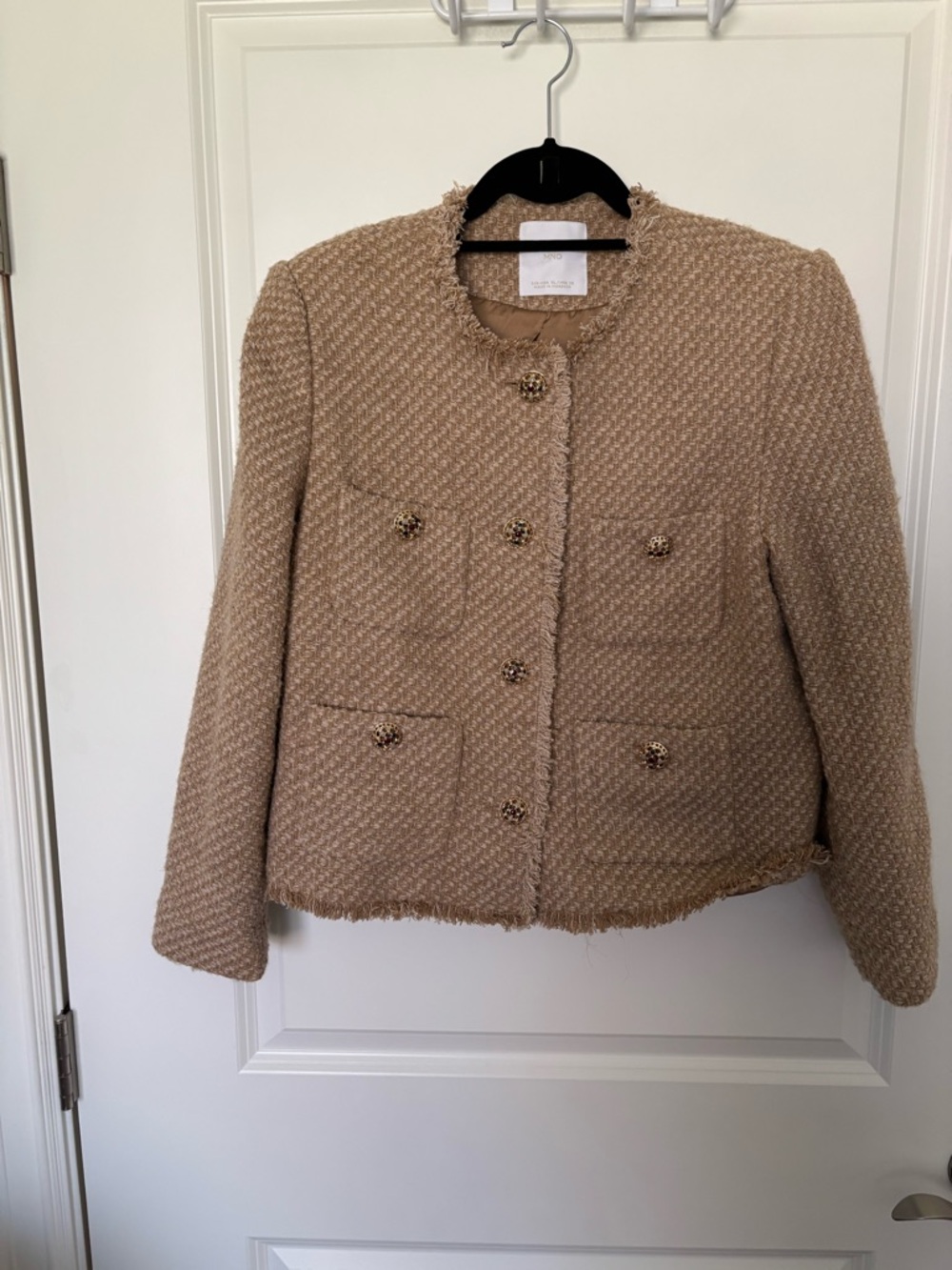 MNG Tweed Cotton Jacket